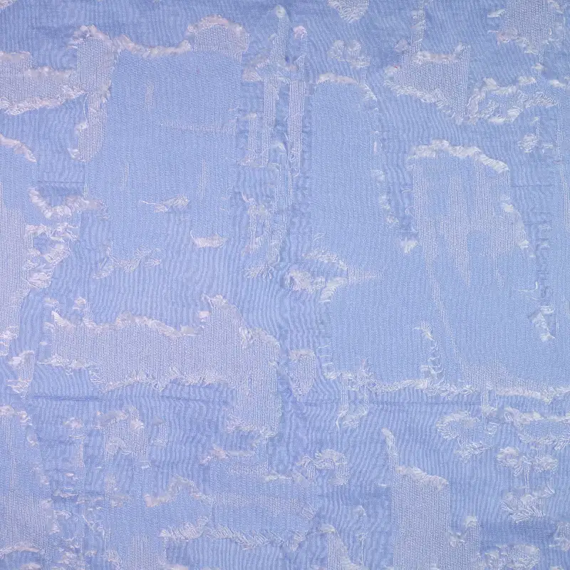 China Fabric for Shirt,Blouse,Crop Top Chiffon Woven Blended Fabric Tencel Rayon Nylon Blue color buy from China wholesaler bulk order at wholesale price free worldwide shipping Alibaba