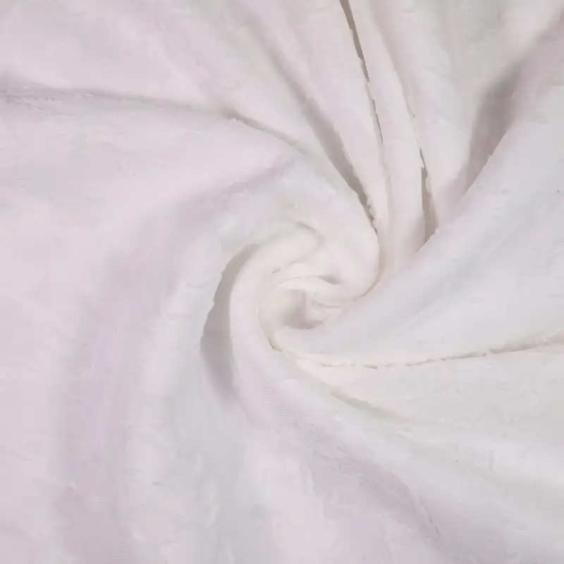 China Fabric for Shirt,T-Shirt,Tank Top,Crop Top,Skirt Polyester Jacquard Synthetic Woven Fabric Polyester white color buy from China wholesaler bulk order at wholesale price free worldwide shipping Alibaba