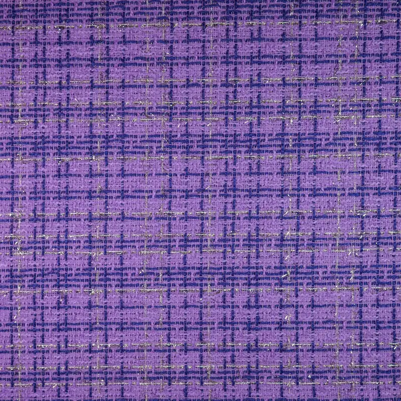 China Fabric for Jackets,Overcoat,Suit,Skirt  Chanel-Style Fabric Woolen Polyester Wool Purple color buy from China wholesaler bulk order at wholesale price free worldwide shipping Alibaba