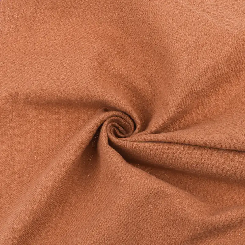 China Fabric for Blouse,Crop Top,Loungewear Crepe Natural Woven Fabric Cotton orange color buy from China wholesaler bulk order at wholesale price free worldwide shipping Alibaba