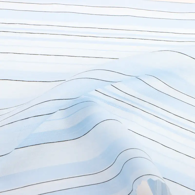 China Fabric for Blouse,Crop Top Polyester/Rayon Plain Woven Blended Fabric Rayon Polyamide Polyester light blue color buy from China wholesaler bulk order at wholesale price free worldwide shipping Alibaba