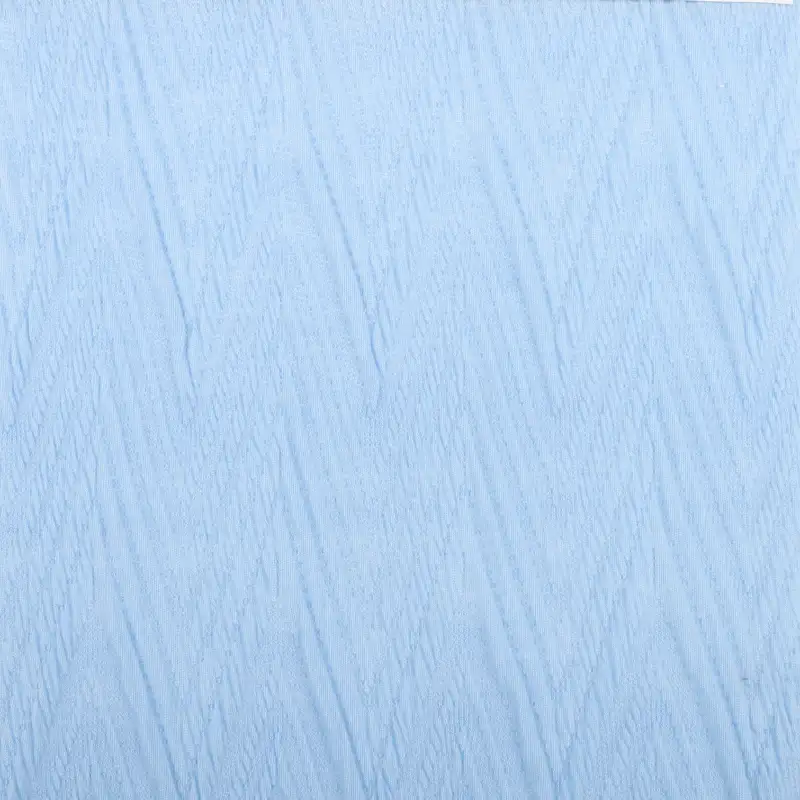 China Fabric for Shirt,Blouse,Crop Top Jacquard Knit Fabric Polyester Elastane SKY blue color buy from China wholesaler bulk order at wholesale price free worldwide shipping Alibaba