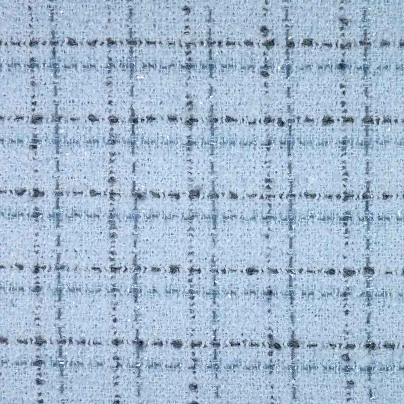 China Fabric for Jackets,Blazer,Overcoat,Suit Chanel-Style Fabric Woolen Polyester Wool Blue color buy from China wholesaler bulk order at wholesale price free worldwide shipping Alibaba