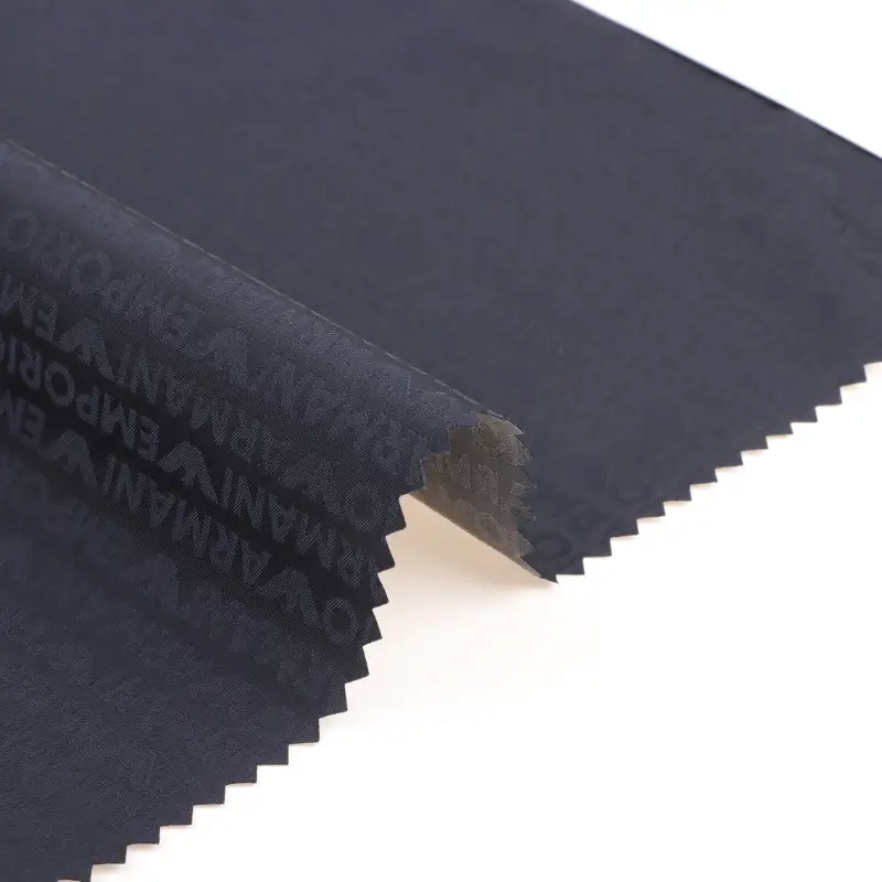 China Fabric for Jackets,Padded Jacket Jacquard Synthetic Woven Fabric Nylon NAVY color buy from China wholesaler bulk order at wholesale price free worldwide shipping Alibaba