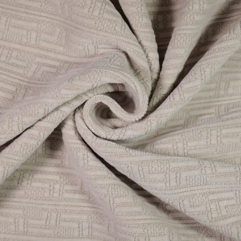 China Fabric for Pants,Suit Trouser,Blazer,Suit Jacquard Knit Fabric Polyester Spandex Bisque color buy from China wholesaler bulk order at wholesale price free worldwide shipping Alibaba