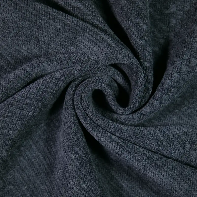 China Fabric for Pants,Blazer,Sweatshirt Jacquard Knit Fabric Polyester Spandex dark Gray color buy from China wholesaler bulk order at wholesale price free worldwide shipping Alibaba