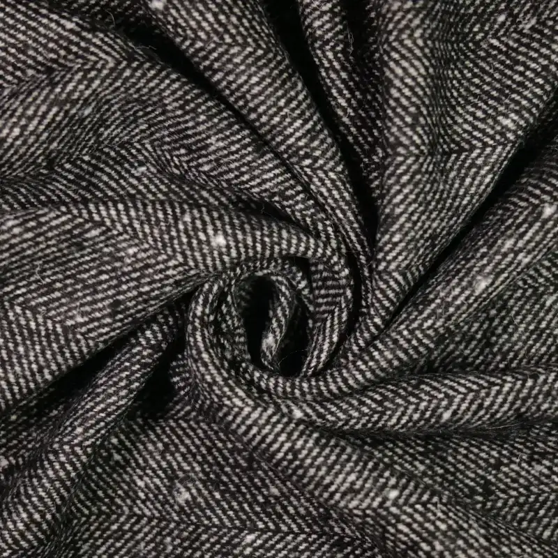 China Fabric for Blazer,Overcoat,Suit Chanel-Style Fabric Woolen Polyester Wool Chemical Fiber White color buy from China wholesaler bulk order at wholesale price free worldwide shipping Alibaba