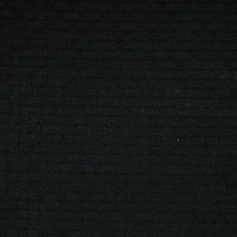 China Fabric for T-Shirt,Polo Shirt Jacquard Knit Fabric Polyester black color buy from China wholesaler bulk order at wholesale price free worldwide shipping Alibaba