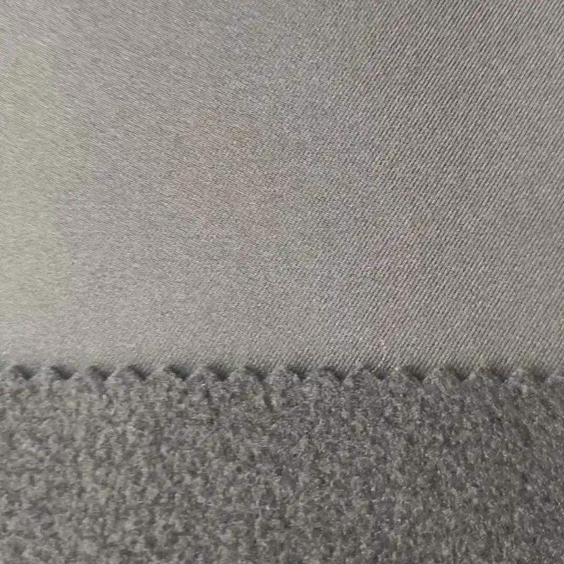 China Fabric for Jackets,Trench Coat,Padded Jacket,Ski Suits,Waist coat Composite fabric Synthetic Woven Fabric Polyester Black color buy from China wholesaler bulk order at wholesale price free worldwide shipping Alibaba