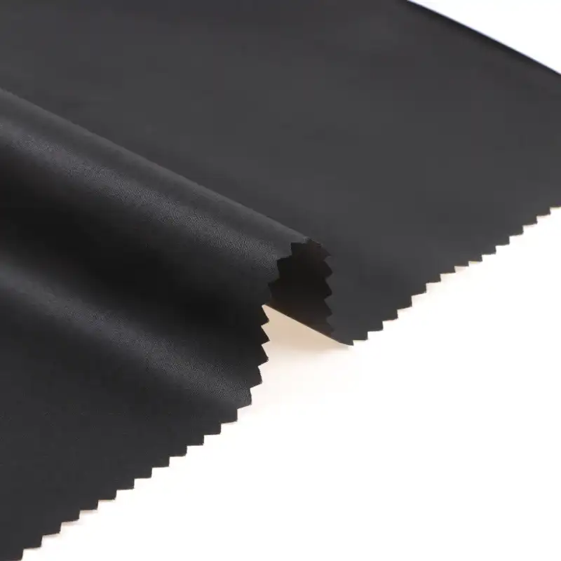 China Fabric for Jackets,Down Jacket,Padded Jacket Polyester Pongee Synthetic Woven Fabric Polyester Black color buy from China wholesaler bulk order at wholesale price free worldwide shipping Alibaba