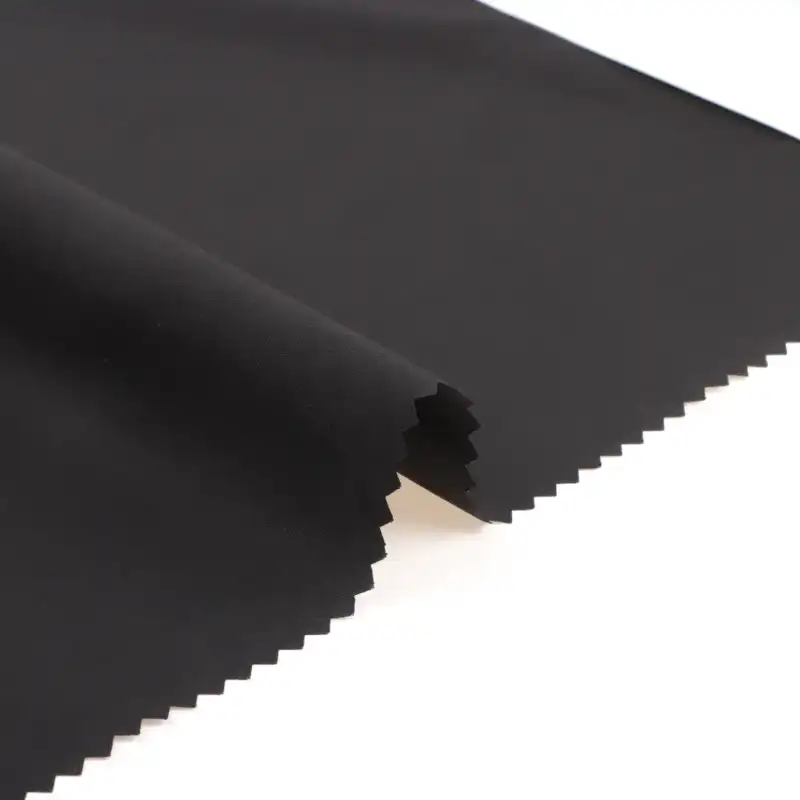 China Fabric for Down Jacket,Padded Jacket Polyester Pongee Synthetic Woven Fabric Polyester Black color buy from China wholesaler bulk order at wholesale price free worldwide shipping Alibaba