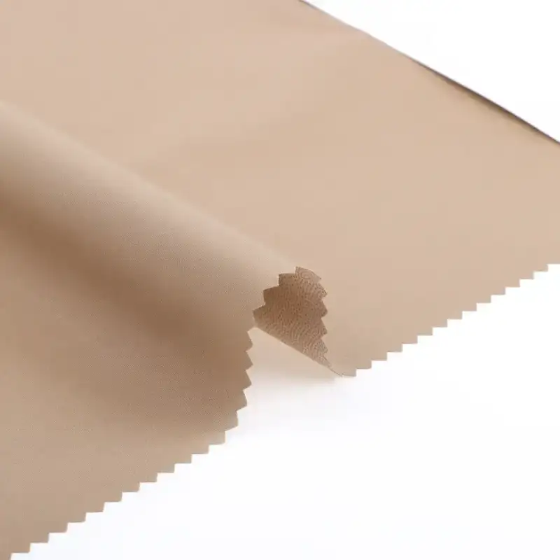 China Fabric for Jackets,Down Jacket,Padded Jacket,Rain Coat Polyester Pongee Synthetic Woven Fabric Polyester khaki color buy from China wholesaler bulk order at wholesale price free worldwide shipping Alibaba