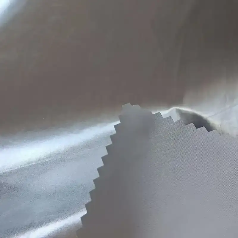 China Fabric for Jackets,Down Jacket,Padded Jacket,Waist coat Polyester Pongee Synthetic Woven Fabric Polyester silver color buy from China wholesaler bulk order at wholesale price free worldwide shipping Alibaba