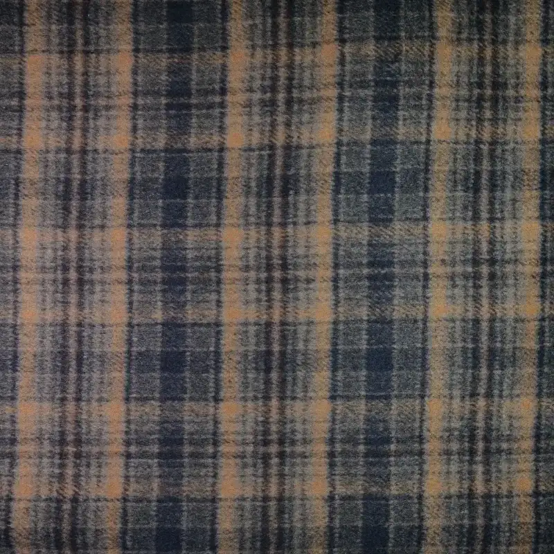 China Fabric for Jackets,Blazer,Overcoat,Suit Yarn Dyed Check Woven Blended Fabric Polyester Wool Brown color buy from China wholesaler bulk order at wholesale price free worldwide shipping Alibaba