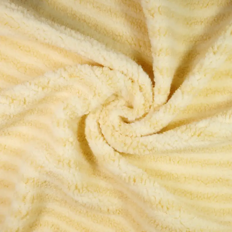 China Fabric for Jackets,Sweatshirt,Tracksuits Polar Fleece Knit Fabric Polyester Yellow color buy from China wholesaler bulk order at wholesale price free worldwide shipping Alibaba