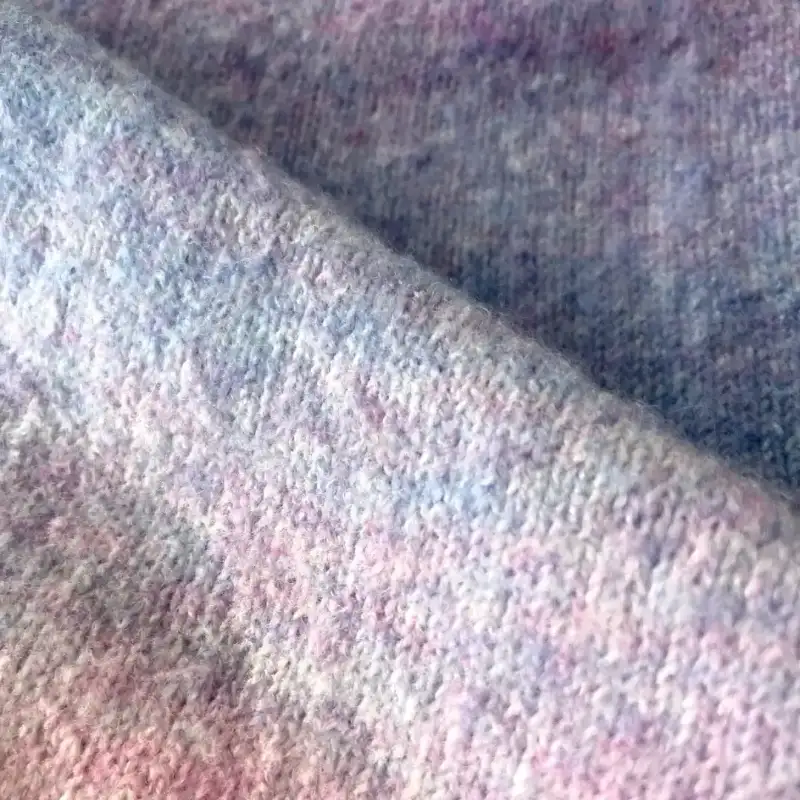 China Yarn for Crop Top,Hoodie,Ladies Vest (Sweater),Open Cardigan (Sweater),Full-Zipper Cardigan (Sweater),Knitted Trousers (Sweater),Women's Pants (Sweater),Skirt (Sweater) Mossy Yarn Fancy Yarn Acrylic Polyester Wool Pink purple color buy from China wholesaler bulk order at wholesale price free worldwide shipping Alibaba