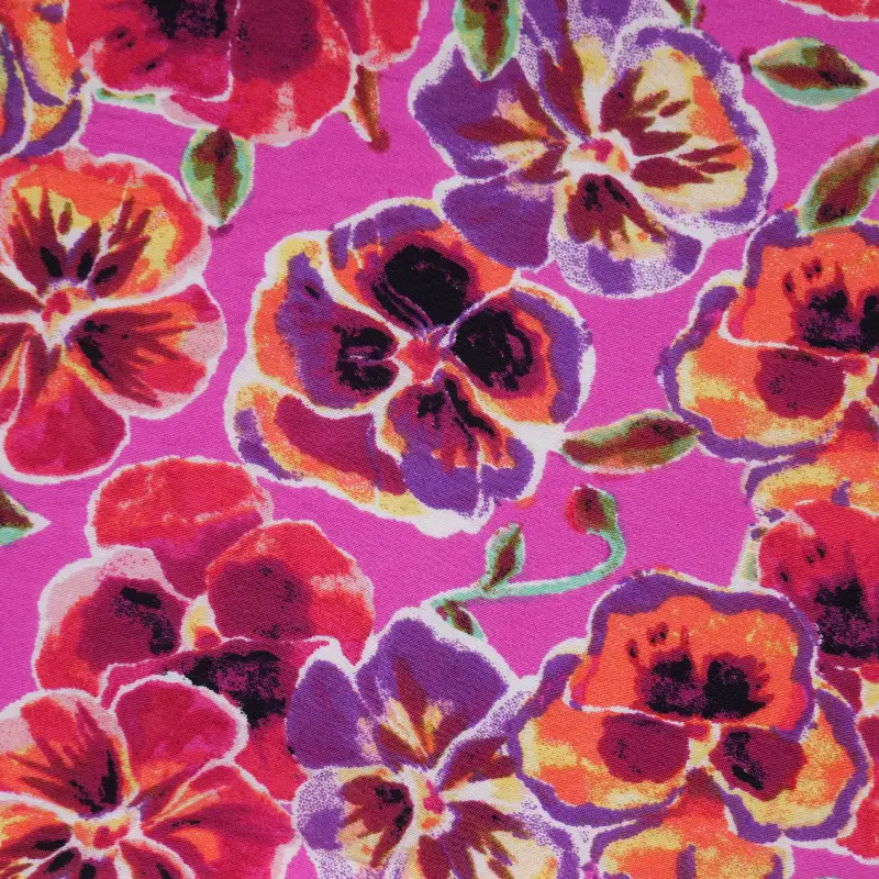 China Fabric for Blouse,Skirt Crepe Woven Blended Fabric Rayon Nylon pink color buy from China wholesaler bulk order at wholesale price free worldwide shipping Alibaba