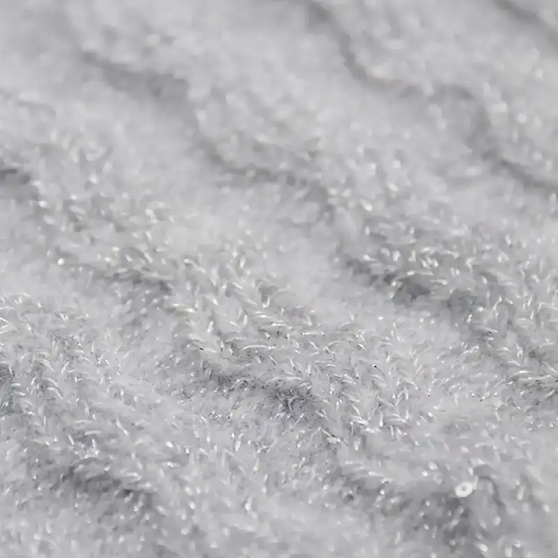 China Yarn for Open Cardigan (Sweater),Knitted Jacket (Sweater),Round Neck Pullover (Sweater),Crew Neck Pullover (Sweater) Mossy Yarn Fancy Yarn Polyester Acrylic Elastane gray，white color buy from China wholesaler bulk order at wholesale price free worldwide shipping Alibaba