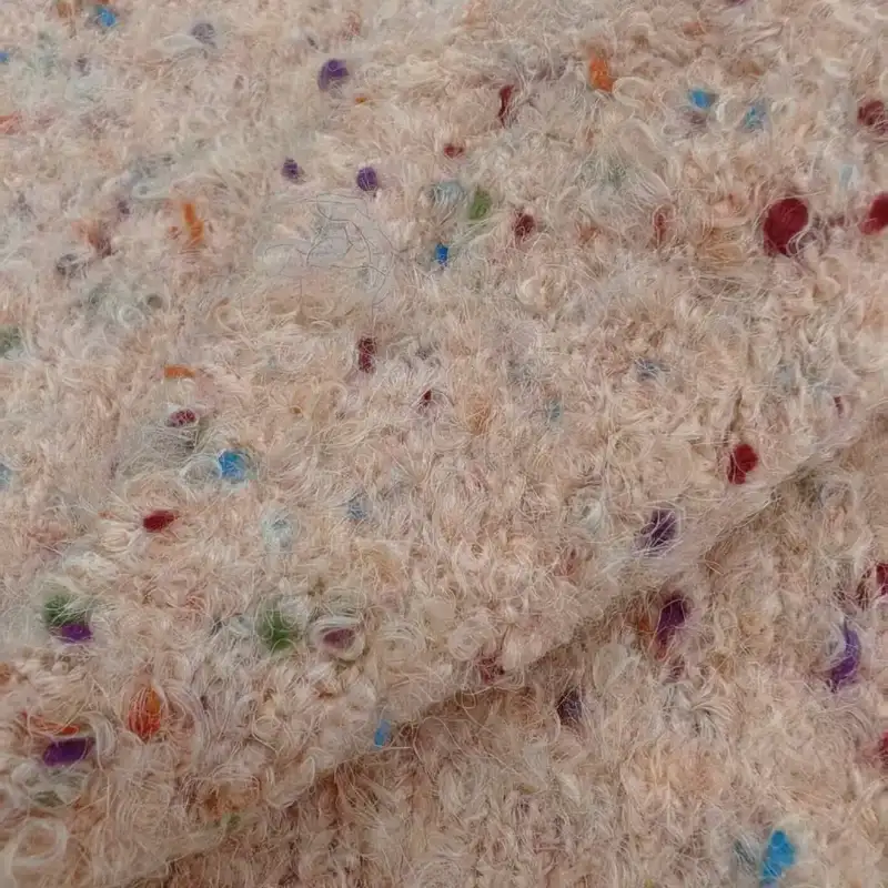 China Yarn for Open Cardigan (Sweater),Knitted Jacket (Sweater),Round Neck Pullover (Sweater) Boucle Yarn Fancy Yarn Wool Acrylic Recycled Polyester Elastane green、blue、brown、gray、pink color buy from China wholesaler bulk order at wholesale price free worldwide shipping Alibaba