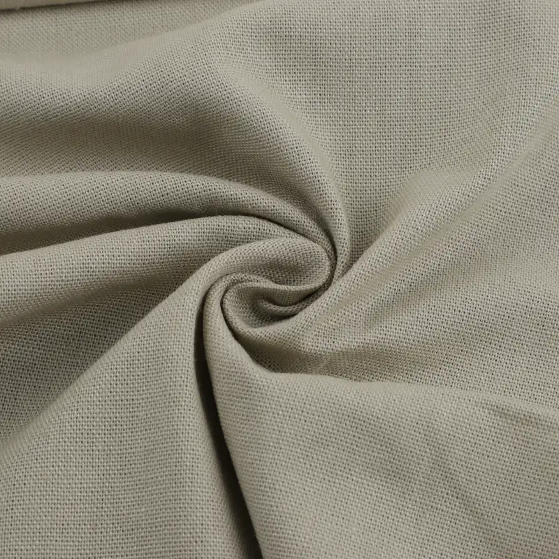 Bangladesh Fabric for Shirt Cotton Plain Natural Woven Fabric Cotton Linen light olive-Solid dayed color buy from Bangladesh wholesaler bulk order at wholesale price free worldwide shipping Alibaba