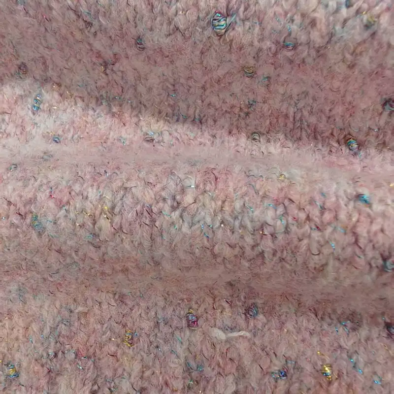 China Yarn for Open Cardigan (Sweater),Knitted Jacket (Sweater),Round Neck Pullover (Sweater) Knot Yarn Fancy Yarn Acrylic Elastane Polyester Lurex white，pink color buy from China wholesaler bulk order at wholesale price free worldwide shipping Alibaba