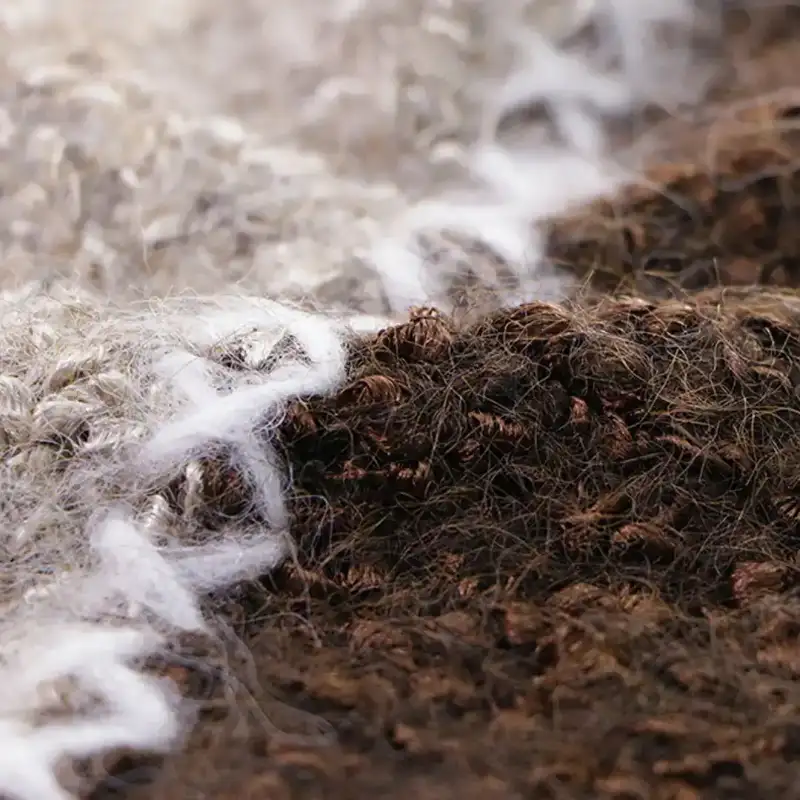 China Yarn for Open Cardigan (Sweater),Knitted Jacket (Sweater),Round Neck Pullover (Sweater) Knot Yarn Fancy Yarn Wool Acrylic Recycled Polyester Nylon Polyester Elastane brown、apricot color buy from China wholesaler bulk order at wholesale price free worldwide shipping Alibaba