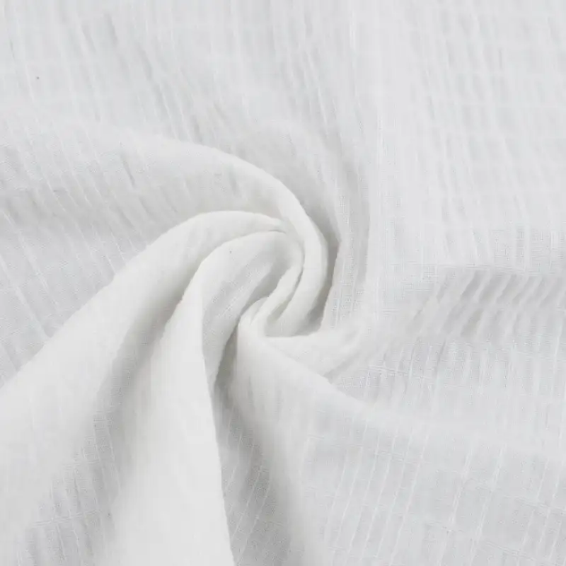 Bangladesh Fabric for Over Shirt,Skirt,Crop Top  Cotton Seersucker Natural Woven Fabric Cotton Paradise Green/White Stripe color buy from Bangladesh wholesaler bulk order at wholesale price free worldwide shipping Alibaba