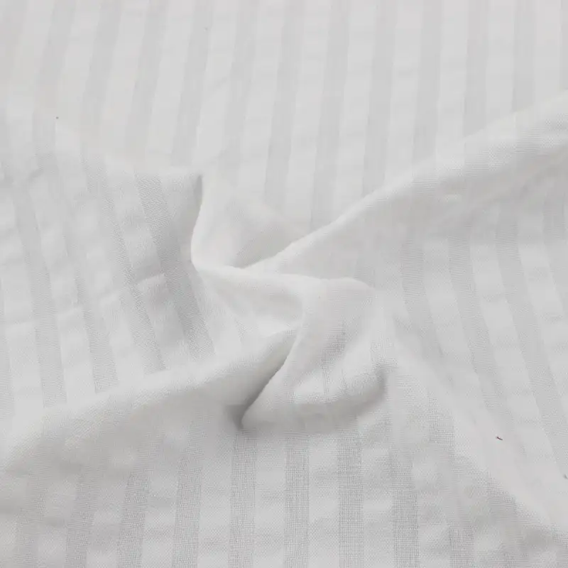 Bangladesh Fabric for Shirt Cotton Seersucker Natural Woven Fabric Cotton White color buy from Bangladesh wholesaler bulk order at wholesale price free worldwide shipping Alibaba