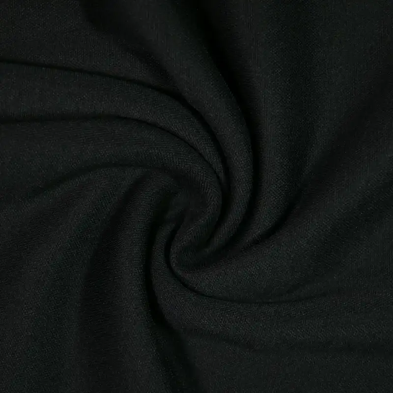 China Fabric for Pants,Loungewear,Tracksuits Pique Knit Fabric Poly Lactic Acid（PLA) Polyester Spandex Black color buy from China wholesaler bulk order at wholesale price free worldwide shipping Alibaba