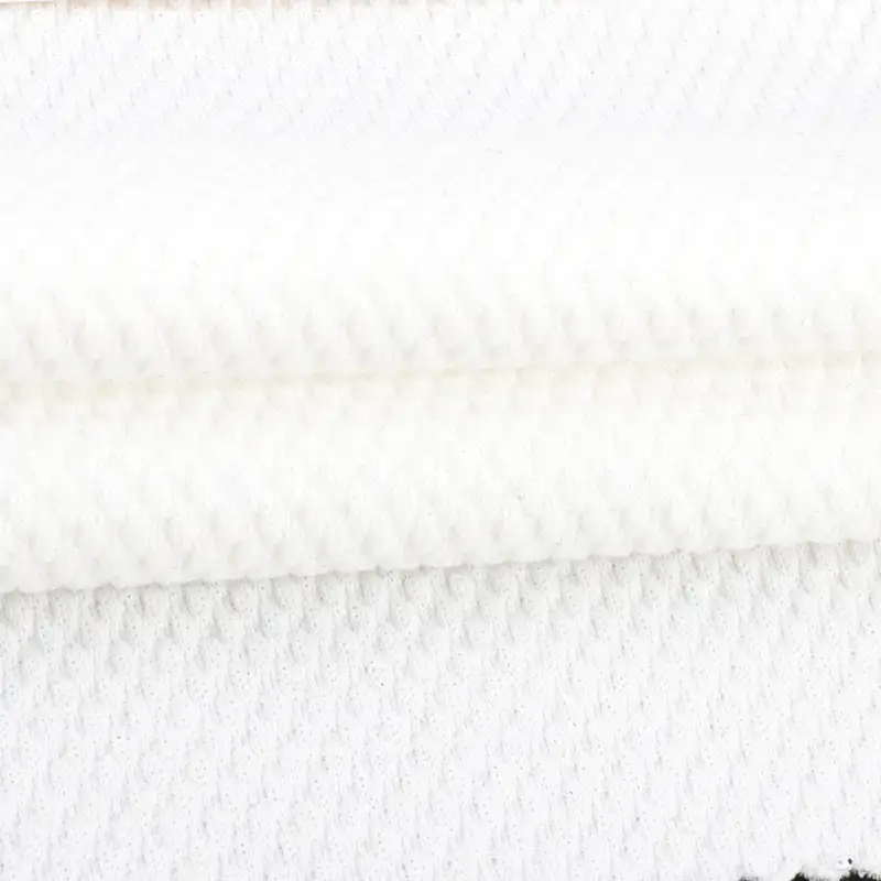 China Fabric for T-Shirt,Polo Shirt,Crop Top Jacquard Knit Fabric Polyester Spandex white color buy from China wholesaler bulk order at wholesale price free worldwide shipping Alibaba