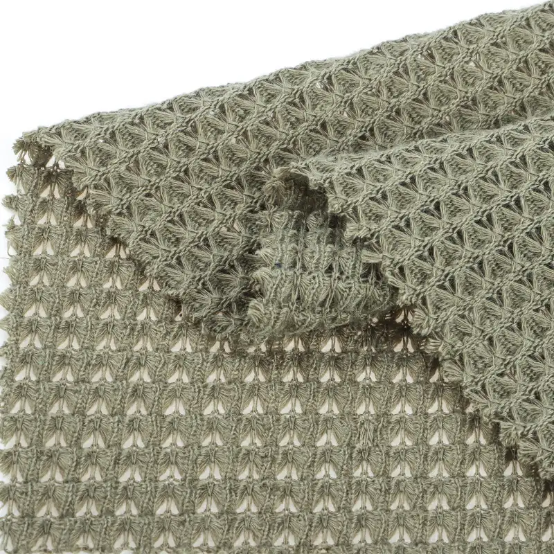 China Fabric for T-Shirt,Polo Shirt,Crop Top,Half-Zipper Cardigan  Jacquard Knit Fabric Polyester Spandex army green color buy from China wholesaler bulk order at wholesale price free worldwide shipping Alibaba