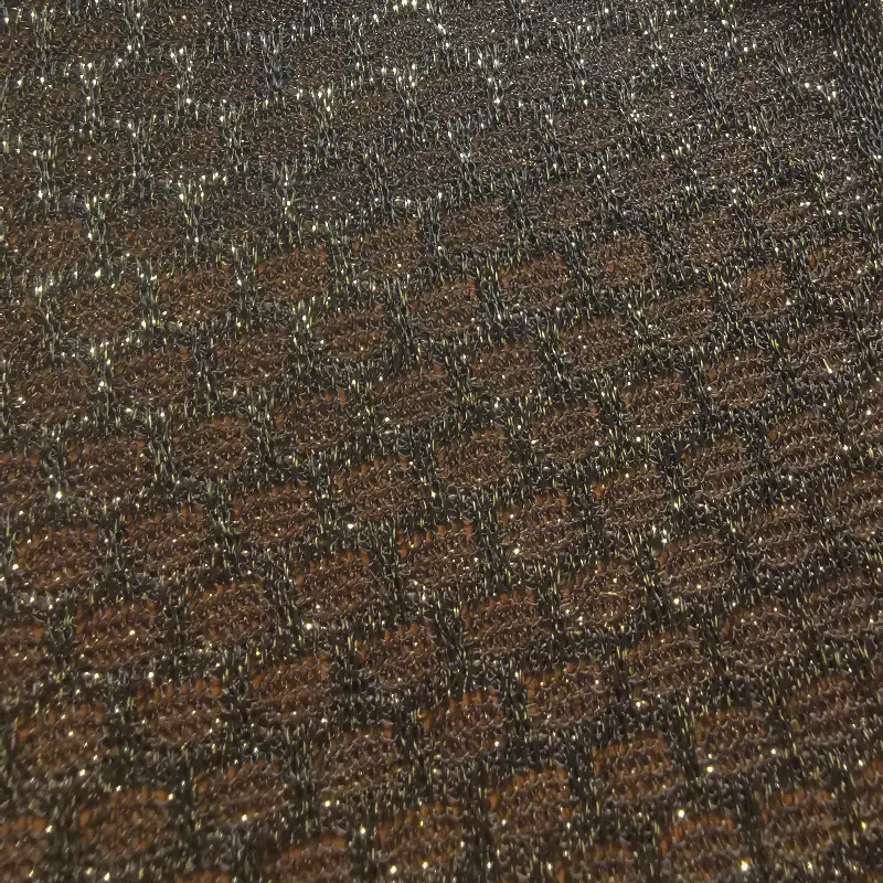 China Yarn for Open Cardigan (Sweater) Lurex Lurex Polyester Lurex 绿金 color buy from China wholesaler bulk order at wholesale price free worldwide shipping Alibaba