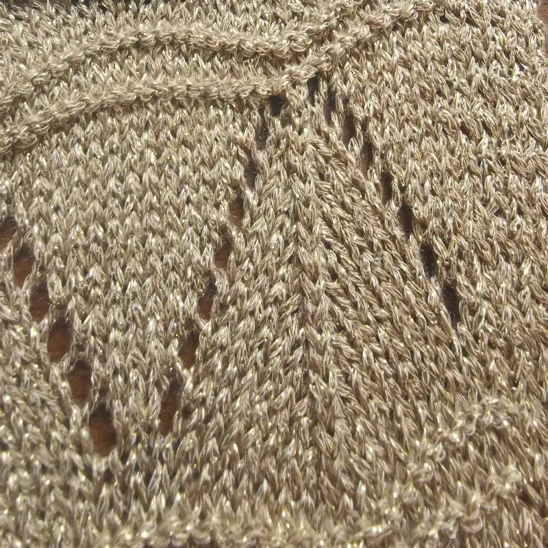 China Yarn for Open Cardigan (Sweater) Lurex Lurex Acrylic Lurex 杏色 color buy from China wholesaler bulk order at wholesale price free worldwide shipping Alibaba