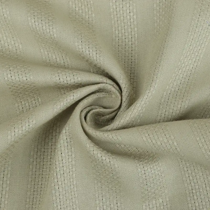 Bangladesh Fabric for Shirt,Cropped V-Neck Shirt,Puff Short Sleeve Ruffle Crop Shirt,French Ruffle Collar Shirt Cotton Dobby Natural Woven Fabric BCI Cotton Lt. Olive color buy from Bangladesh wholesaler bulk order at wholesale price free worldwide shipping Alibaba