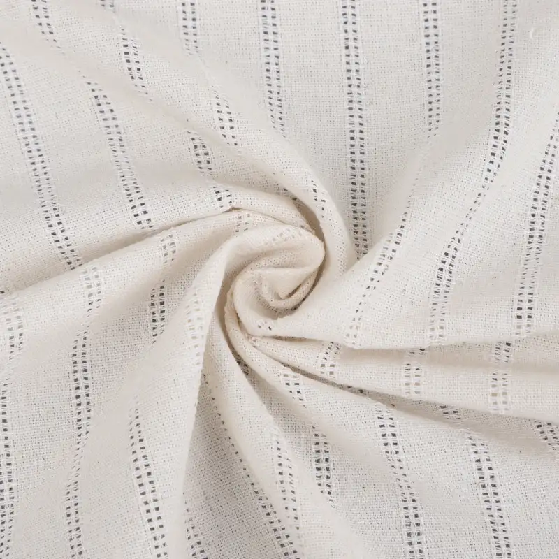 Bangladesh Fabric for Shirt,Cropped V-Neck Shirt,French Ruffle Collar Shirt Cotton Dobby Natural Woven Fabric Cotton Beige color buy from Bangladesh wholesaler bulk order at wholesale price free worldwide shipping Alibaba