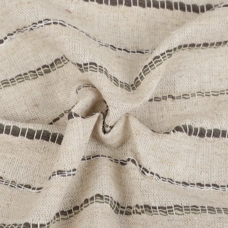 Bangladesh Fabric for Shirt,Sleeveless Waist Shirt,French Ruffle Collar Shirt Cotton Dobby Natural Woven Fabric Recycle Cotton Organic Cotton BCI Cotton Linen Ecovero Viscose Khaki color buy from Bangladesh wholesaler bulk order at wholesale price free worldwide shipping Alibaba