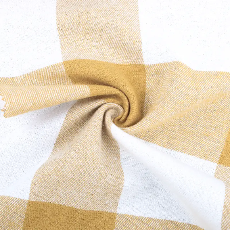 China Fabric for Blouse,Skirt,Loungewear Flannel Woven Blended Fabric Polyester Cotton check color buy from China wholesaler bulk order at wholesale price free worldwide shipping Alibaba