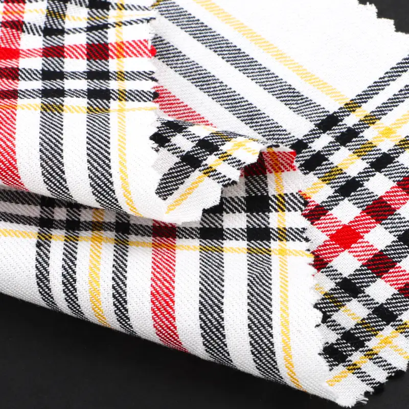 China Fabric for Polo Shirt,Tank Top,Blouse,Skirt Cotton YD Twill Natural Woven Fabric Cotton check color buy from China wholesaler bulk order at wholesale price free worldwide shipping Alibaba