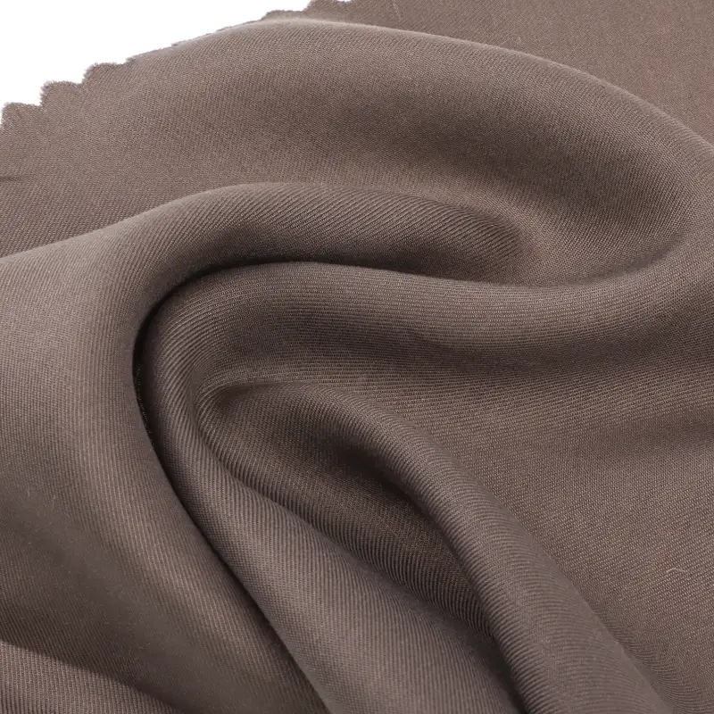 China Fabric for Shirt,Blouse,T-shirt  Tencel Twill Natural Woven Fabric Tencel Brown color buy from China wholesaler bulk order at wholesale price free worldwide shipping Alibaba