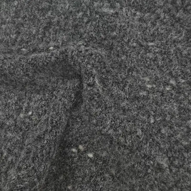 China Yarn for Hoodie,Full-Zipper Cardigan (Sweater),Half-Zipper Cardigan (Sweater),Crop Top Pullover (Sweater) Mossy Yarn Fancy Yarn Recycled Polyester Acrylic Wool Spandex BLACK color buy from China wholesaler bulk order at wholesale price free worldwide shipping Alibaba