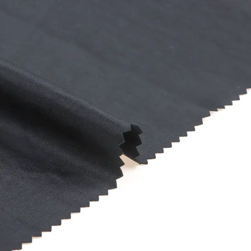 China Fabric for Shirt,Blouse,Skirt,Skirt ,Wide Leg Trousers Polyester/Rayon Plain Woven Blended Fabric Rayon Polyester BLACK color buy from China wholesaler bulk order at wholesale price free worldwide shipping Alibaba