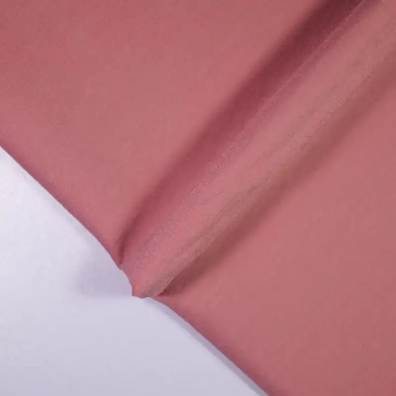 China Fabric for Blouse,Dresses (Cardigan Open) ,Dresses (Cardigan Button) ,Strap Midi Dress,Puff Short Sleeve Ruffle Crop Shirt Jacquard Natural Woven Fabric Polyamide Bamboo Polyester Cherry pink color buy from China wholesaler bulk order at wholesale price free worldwide shipping Alibaba