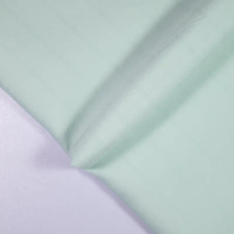 China Fabric for Skirt,Skirt ,Kids Puff Sleeve Tier Dress,Gathered Strappy Mini Dress,Backless Beach Dress Jacquard Natural Woven Fabric Nylon Bamboo Polyester Cyan color buy from China wholesaler bulk order at wholesale price free worldwide shipping Alibaba