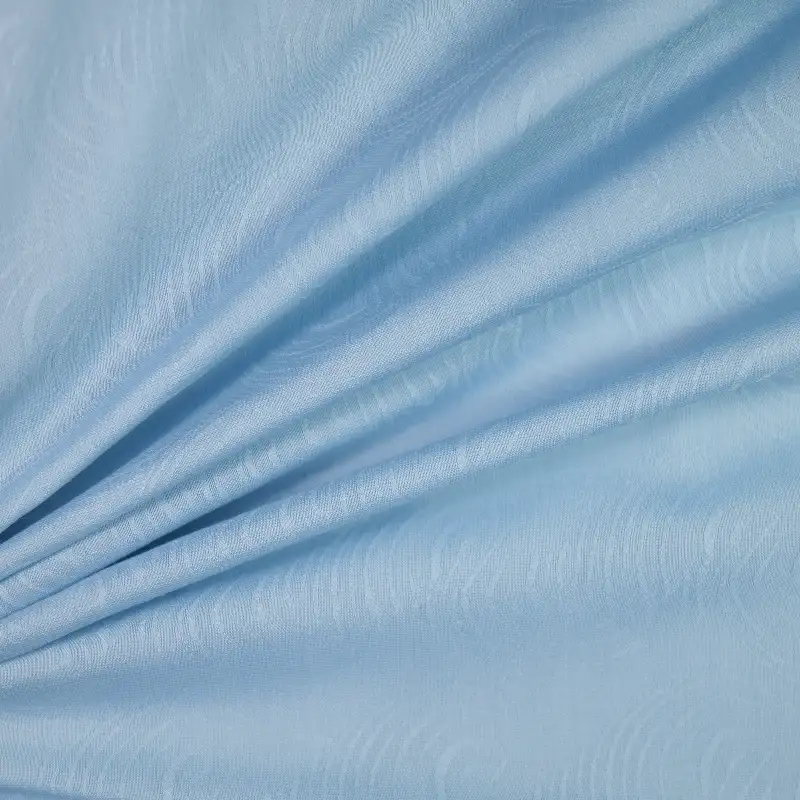 China Fabric for Blouse,Skirt,Shirt Long Sleeve Button ,Dresses (Pullover) ,U-Neck Cardigan  Jacquard Natural Woven Fabric Polyamide Bamboo Polyester BLUE color buy from China wholesaler bulk order at wholesale price free worldwide shipping Alibaba