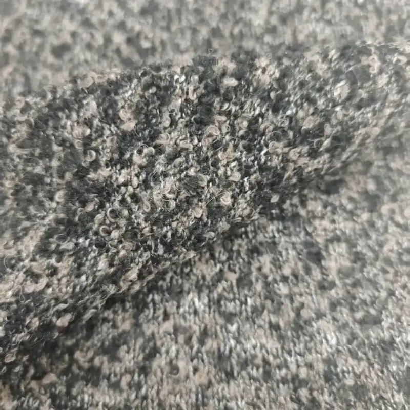 China Yarn for Crop Top,Hoodie,Open Cardigan (Sweater),Round Neck Pullover (Sweater) Boucle Yarn Fancy Yarn Polyester Acrylic Wool dark brown color buy from China wholesaler bulk order at wholesale price free worldwide shipping Alibaba