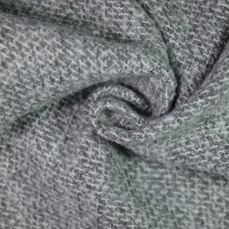 China Fabric for Jackets,Overcoat,Uniform Chanel-Style Fabric Woolen Polyester grey color buy from China wholesaler bulk order at wholesale price free worldwide shipping Alibaba