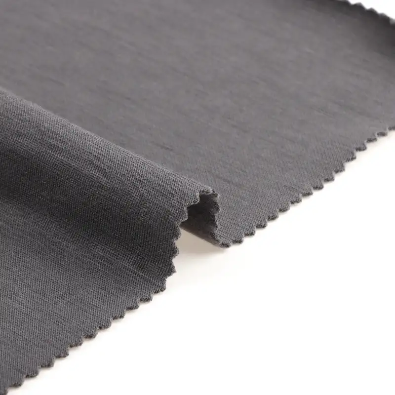 China Fabric for Hoodie,Sweatshirt Fleece Knit Fabric Wool Polyester Elastane brown color buy from China wholesaler bulk order at wholesale price free worldwide shipping Alibaba