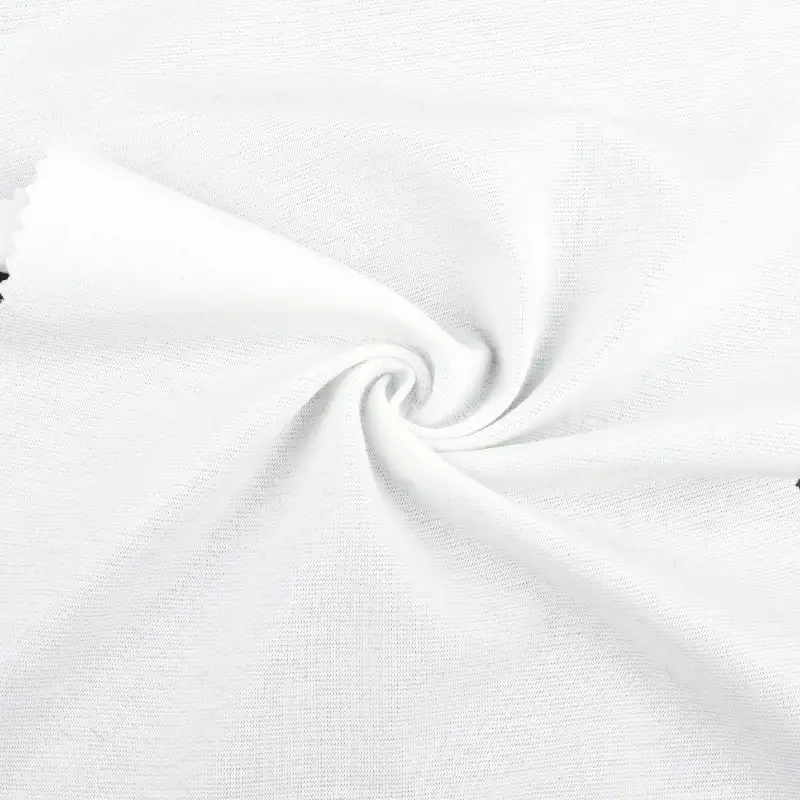 China Fabric for T-Shirt,Polo Shirt,Tank Top Ponte Roma Knit Fabric Tencel Wool Polyamide Elastane white color buy from China wholesaler bulk order at wholesale price free worldwide shipping Alibaba
