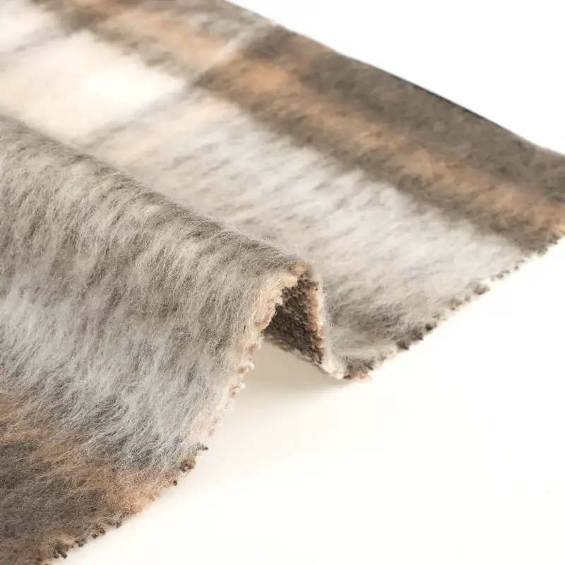 China Fabric for Overcoat,Suit,Skirt  Woolen Overcoat Woolen Polyester check color buy from China wholesaler bulk order at wholesale price free worldwide shipping Alibaba