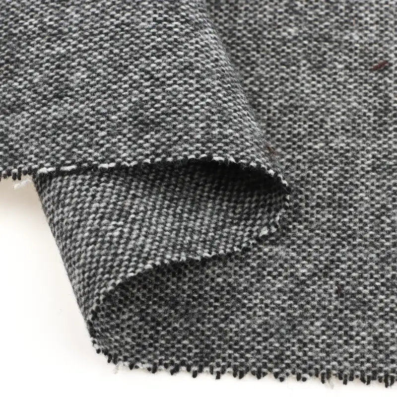 China Fabric for Pants,Blazer,Skirt  Woolen Tweed Woolen Wool Other grey color buy from China wholesaler bulk order at wholesale price free worldwide shipping Alibaba